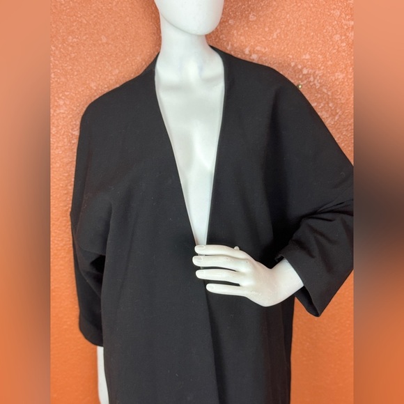 H&M Black Open Front Jacket Size Large - Picture 3 of 12